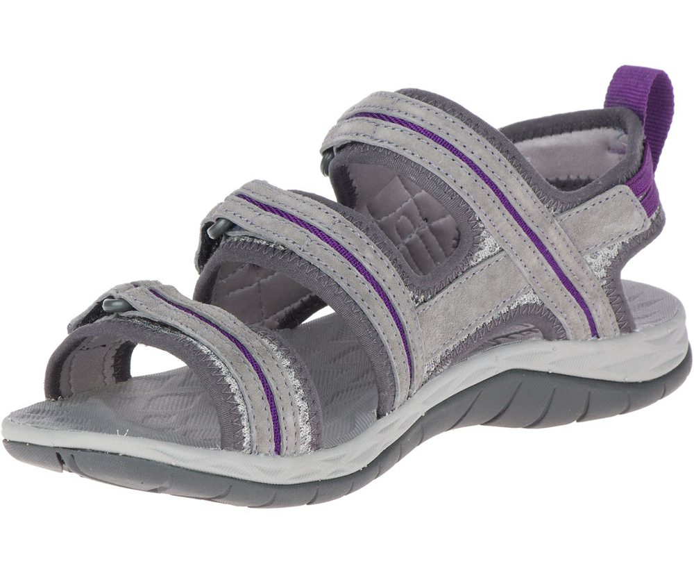 Merrell Sandals Grey - Siren 2 Strap - Womens 18FAMHJUB